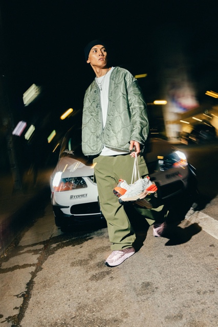 Shoe Palace x Hoka photograph