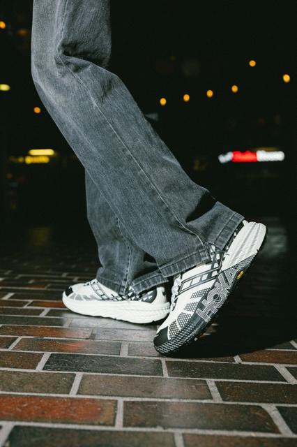 Shoe Palace x Hoka photograph