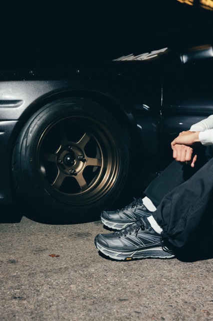 Shoe Palace x Hoka photograph