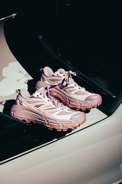 Shoe Palace x Hoka photograph