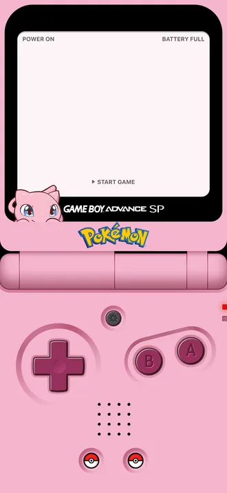 Mew completed GBA wallpaper